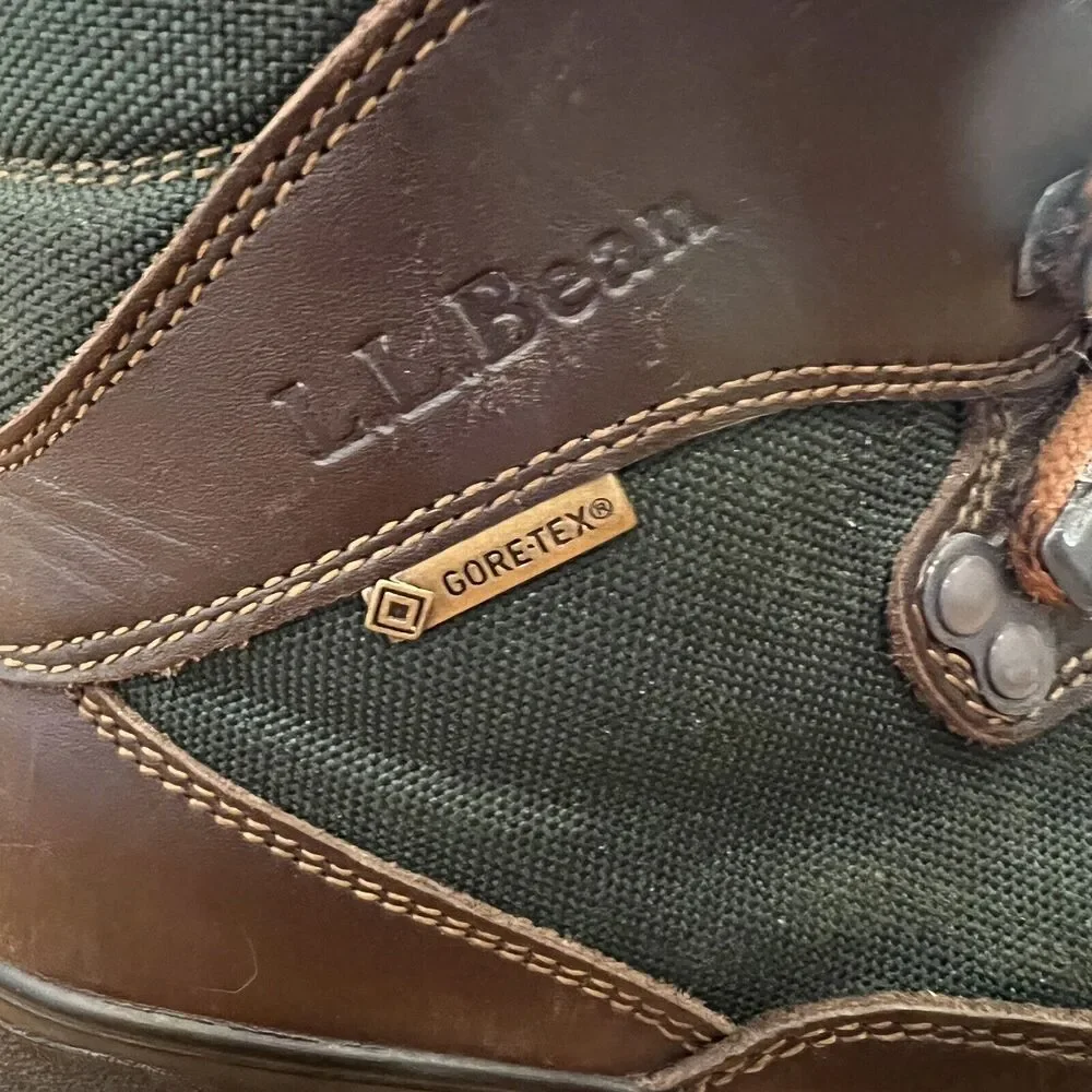 L.L. Bean Cresta Air 8000 Goretex Hiking Boots‎ Leather Mens 7 M, Womens 8.5 M